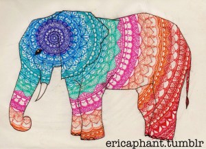 Elephant Mandala by ericaphant