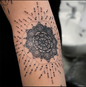 Inner Elbow Mandala by Pinky Darling