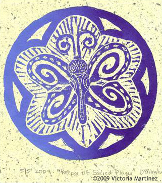 Butterfly Mandala by Victoria Martinez