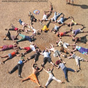 Human Mandala by Joe Mangrum