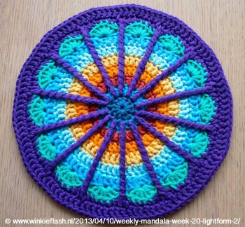 Crochet Mandala by Marinke