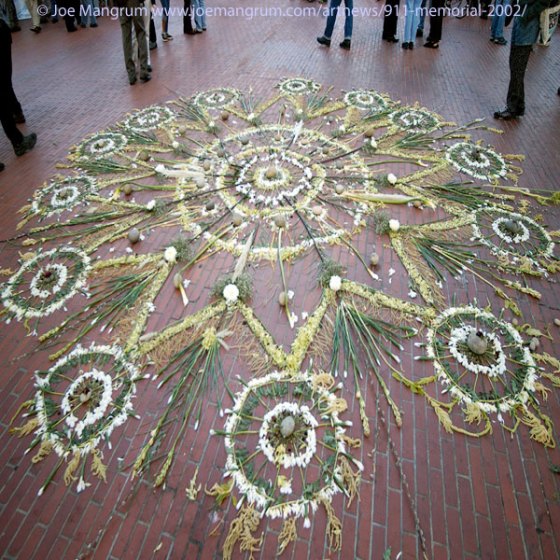 9/11 Floral Mandala by Joe Mangrum