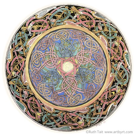 Celtic Mandala by Ruth Tait