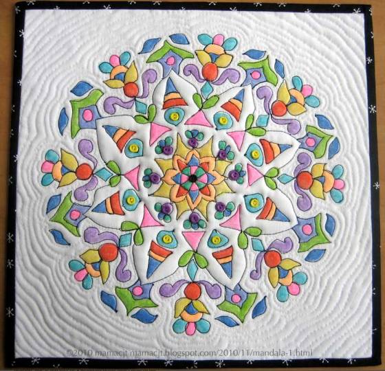 Crayon Quilt Mandala by Carol (mamacjt)