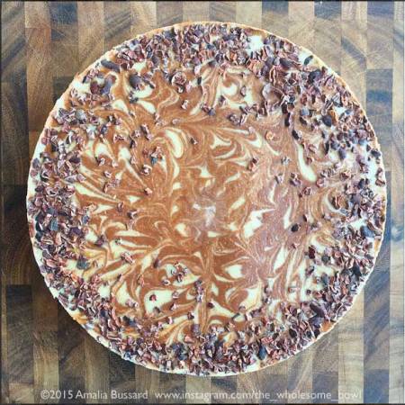 Chocolate Orange Cheesecake Mandala by Amalia Bussard