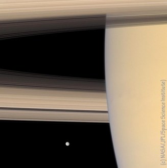 Saturn and Mimas