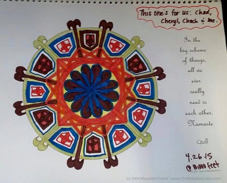 Quill Mandala - Coloring by Michelle