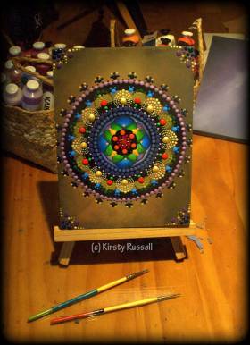 Kirsty Russell Mandala Painting
