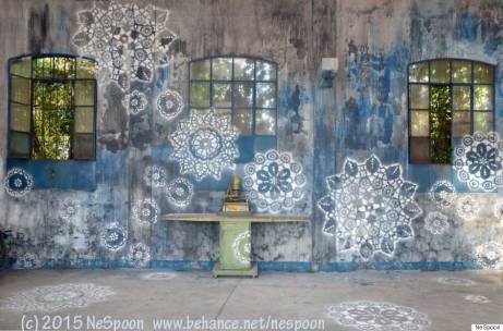 Mandala Graffiti by NeSpoon