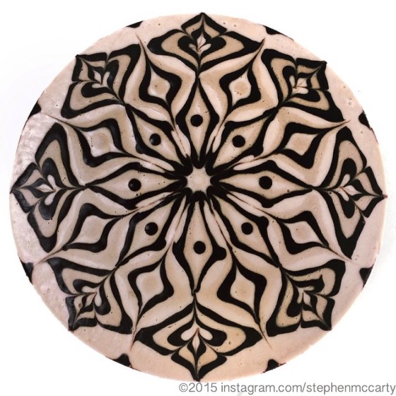 Cheesecake Mandala by Stephen McCarty