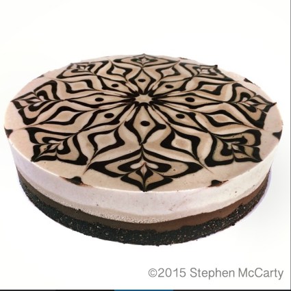 side view of Stephen McCarty cake