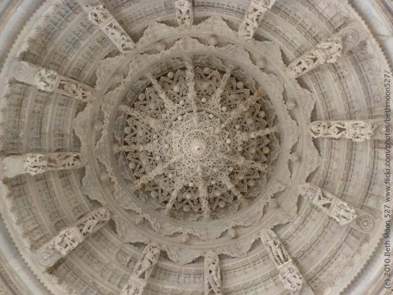 Adinatha Jain Temple Ceiling - Photo by Beth Moon 527