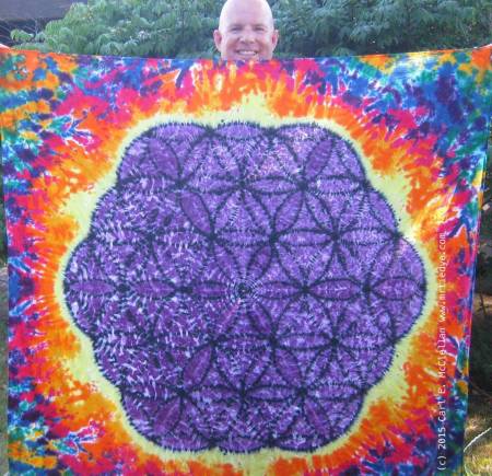 Tie Die Mandala by Carl E. McClellan