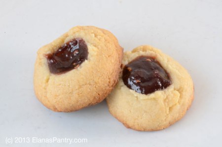 Raspberry Thumbprint Cookies - Elana's Pantry
