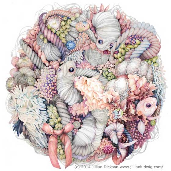 Growing Wreath by Jillian Dickson Ludwig