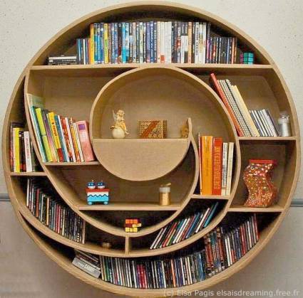 Spiral Bookcase by Elsa Pagis