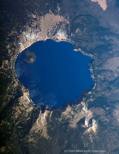 Crater Lake by NASA Earth Observatory