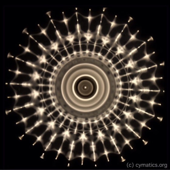 55Hz Square wave and water.