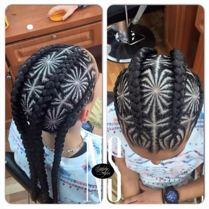 Hair Braid Mandala by Nataly Styles