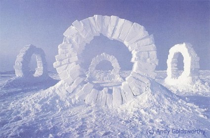 Snow Blocks Circles