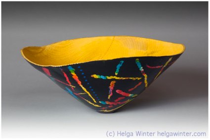 Turned Wood Bowl - Helga Winter