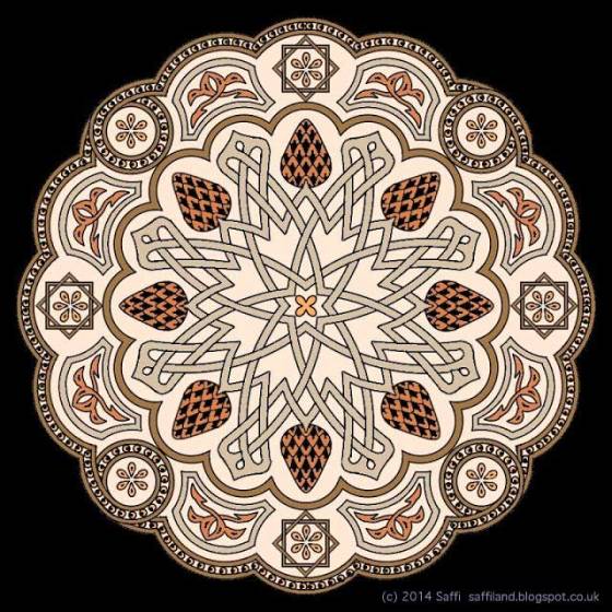 Alhambra Mandala by Saffi