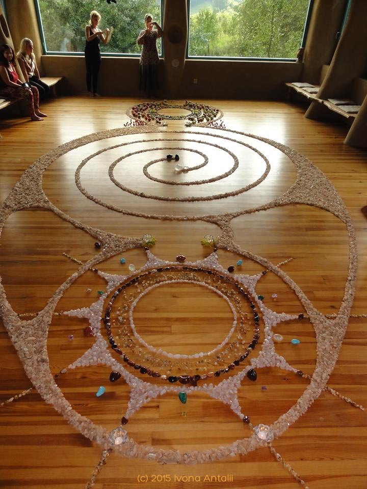 Crystal Labyrinth Mandala