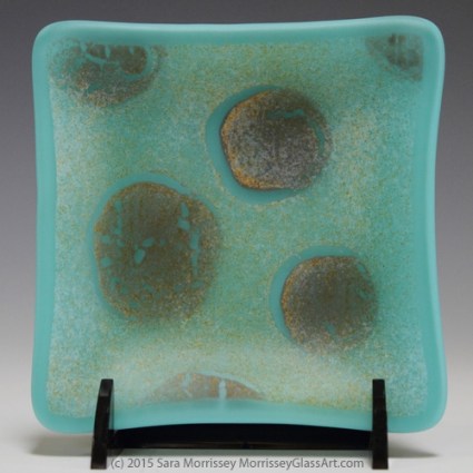 Turquoise Dish by Sara Morrissey