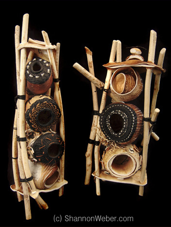 Life Guard Towers by Shannon Weber