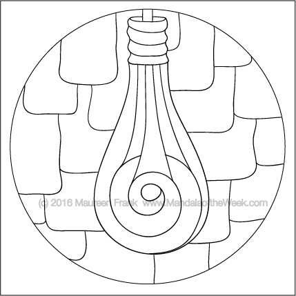 Lots of Colors Mandala by Maureen Frank