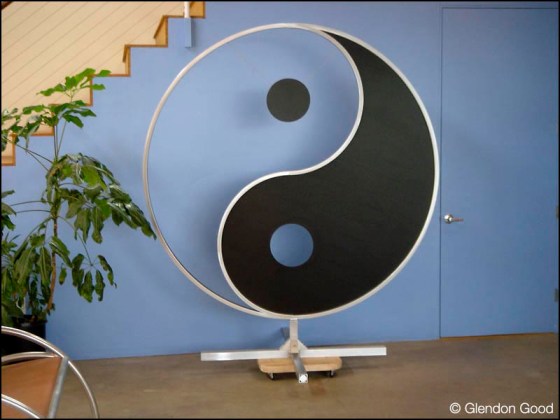 Yin Yang Sculpture by Glendon Good