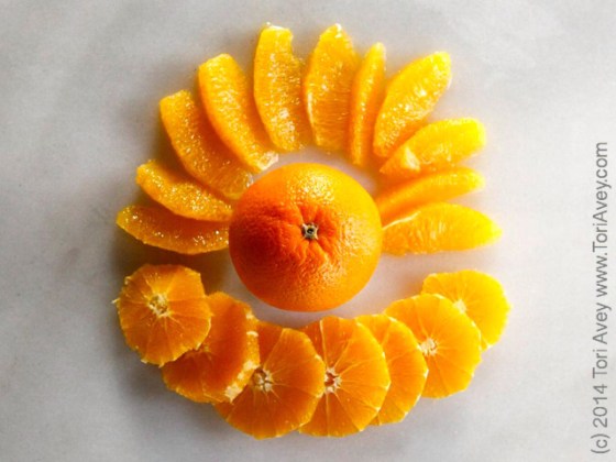Slicing Oranges by Tori Avey