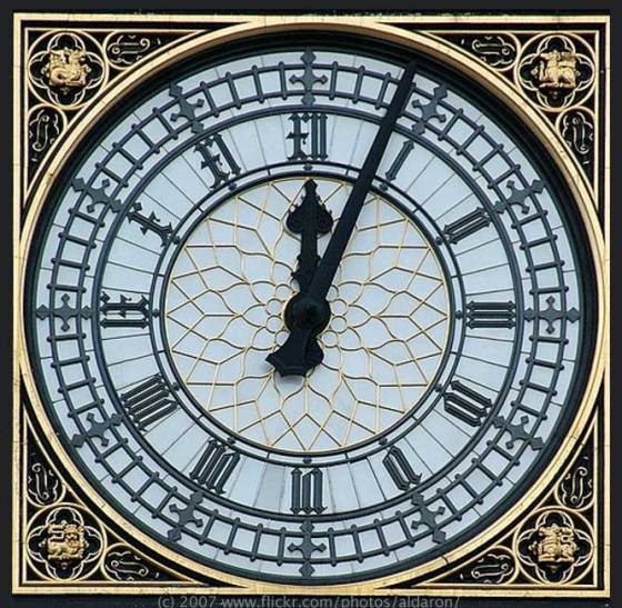 Parliament Tower Clock Face photo by Aldaron