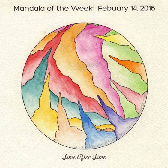 Time After Time by Maureen Frank watercolors on w/c paper