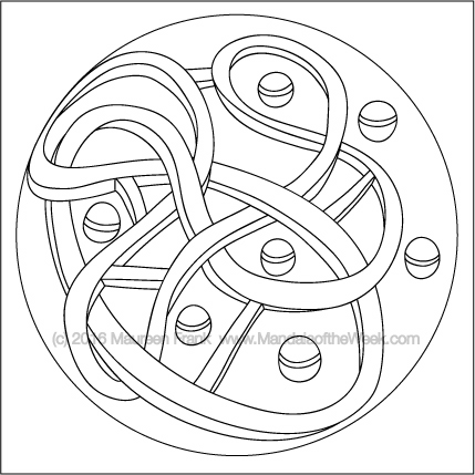 Metal Mandala Mandala by Maureen Frank