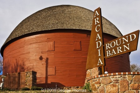 Arcadia Round Barn - photo by George Thomas