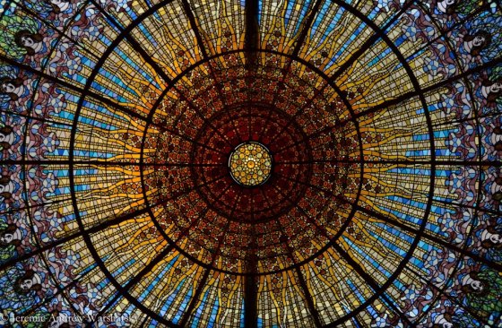 Palau de la Música Catalana Stained Glass Ceiling