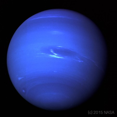 The Planet Neptune as photographed by NASA