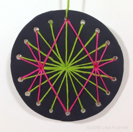 Yarn and Clay Mandala