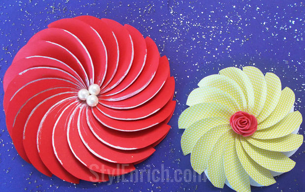 DIY SPiral Flower by Ananvita