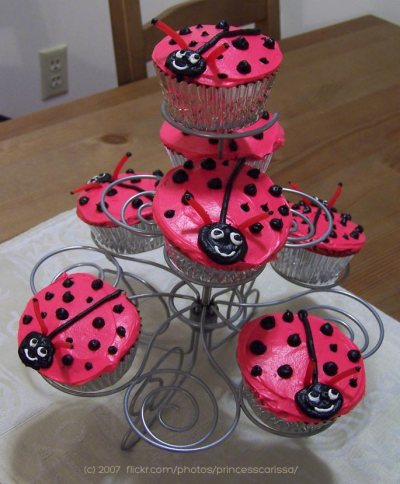Ladybug Cupcakes by Carissa Bonham