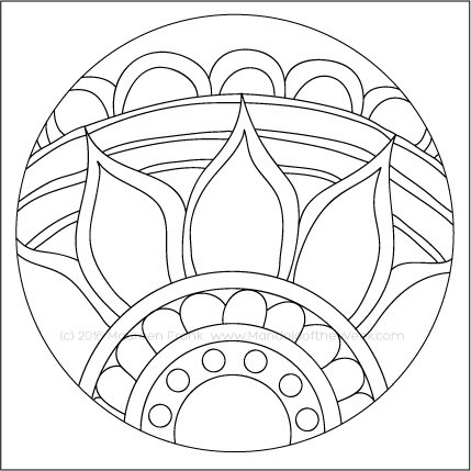 Desser Mandala by Maureen Frank