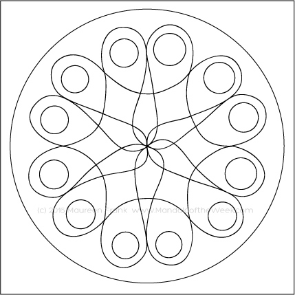 Rangolis Mandala by Maureen Frank