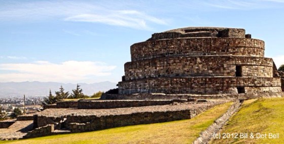Calixtlahuaca Temple - photo by Bill & Dot Bell
