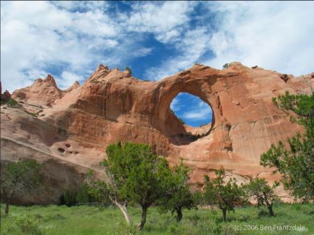 Window Rock - photo by Ben FrantzDale