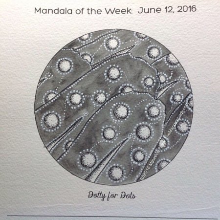 Dotty For Dots Mandala by Maureen Frank