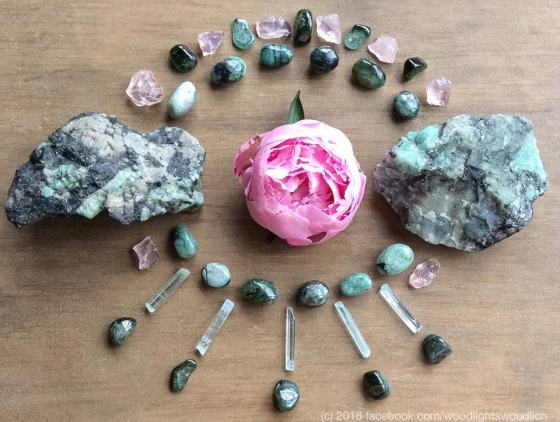 Emeralds and Verdelite by Woodlights Woudlich