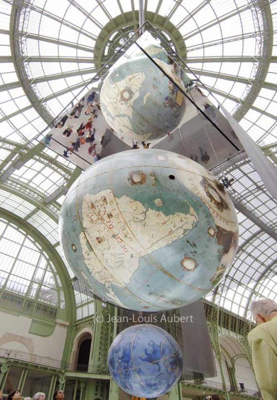 Coronelli's Globes - photo by Jean-Louis Aubert