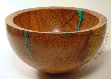 Malachite in Mesquite by Lynne Yamaguchi