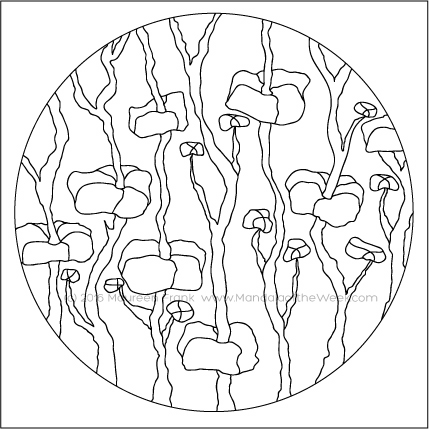 Sticks and Stones Mandala by Maureen Frank